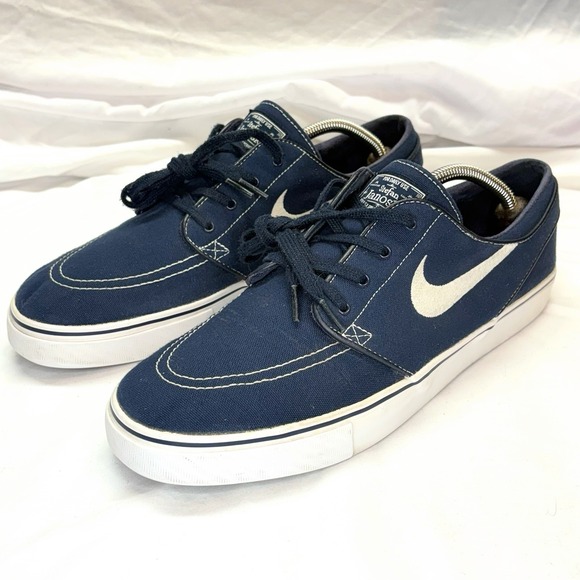 Nike Stefan Janoski Zoom Air 615957-414 Men's Sz 11.5 Blue White Skate Shoes - Picture 15 of 16